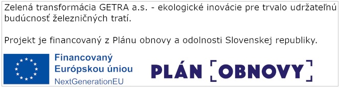 Getra - plan obnovy baner